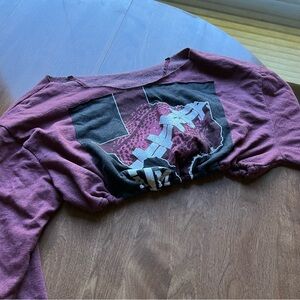 Maroon Texas A&M Cropped Sweatshirt 461